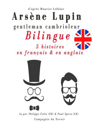 cover image of Arsène Lupin, gentleman cambrioleur, édition bilingue francais-anglais